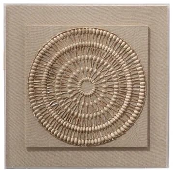 50+ Most Popular Jamie Young Company Wall Accents Shell Wall Art, Seashell Artwork, Shell Artwork, Cream Walls, Jamie Young, Concentric Circles, Handcrafted Art, Burke Decor, Wall Deco