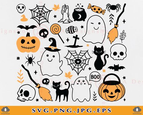 Halloween White Board Drawings, Easy Doodles Halloween, Simple Halloween Doodles, Halloween Cartoon Drawings, Easy To Draw Halloween Doodles, Halloween Doodles Easy, Spooky Doodles Easy, Halloween Doodles Simple, Easy Halloween Doodles