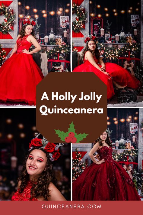 Learn how to plan a Christmas themed party // Christmas party // Party planning, December birthday themes Christmas Theme Quinceanera, Christmas Themed Sweet 16, Christmas Sweet 16 Party Ideas, Sweet 16 Christmas Theme, Christmas Quinceanera Ideas, December Quinceanera Themes, December Birthday Themes, Christmas Quinceanera, Christmas Sweet 16