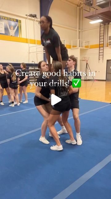 Kelvin Lam | Cheerleading Coach on Instagram: "Always push to be creating good habits! Flyers having locked out legs & letting bases do their job in drills like the pop tart drill allows for the harder skills to be easier." Cheer Motions Drills, Flyer Drills, Cheerleading Flyer, Cheer Base, Cheerleading Coach, Cheerleading Coaching, Cheerleading Stunt, Cheer Spirit, Cheer Practice