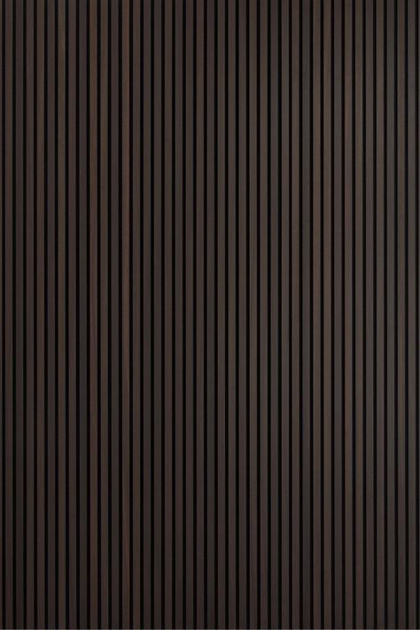 Dark Brown Paneling Wood Walls, Modern Wall Finishes, Textured Wood Wall Panels, Dark Wood Slat Wall, Timber Slats Wall, Wall Colour Texture Interior Design, Natural Textures Interior, Dark Timber Texture, Dark Wood Wall Panelling