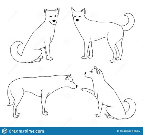 Dog Drawing Side View, Dog Side Profile Drawing, Dog Side Profile, Dog Side View, Cartoon Dog Drawing, Drawing Dogs, Profile Drawing, Dog Pin, Side View