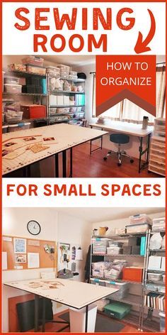 Looking for sewing room ideas for small spaces? here is a guide on how I organized my sewing room. Small Sewing Room, Ikea Sewing Rooms, Sewing Room Ideas, Small Sewing Rooms, Sewing Room Furniture, Sewing Room Inspiration, Sewing Room Storage, Sewing Spaces, Sewing Room Design