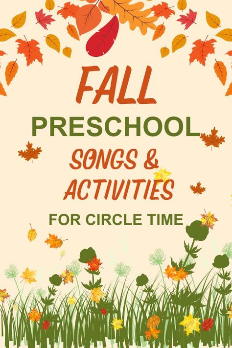 Fall Circle Time, Circle Time Routine, Toddler Circle Time, Preschool Circle Time Activities, Movement Preschool, Circle Time Games, Circle Time Songs, November Activities, Circle Time Activities