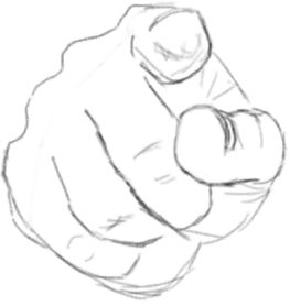 Pointing Arm Drawing Reference, Pointing Hand Perspective, Pointing Hand Foreshortening, Arm Pointing Reference, Arm Pointing Forward Reference, Pointing Hand Reference Pose, Finger Pointing Reference, Pointing Hand Reference, Hand Reference Pointing