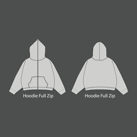 Sweatshirt Design Ideas Men, Hoodie Illustration Design, Blank Hoodies Template, Sweatshirts Drawing, Hoodie Design Drawing, Hoodie Layout, Hoodie Tech Pack, Hoodie Outline, Sweatshirt Template