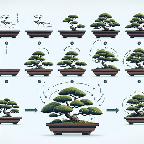 A Step-by-Step Guide to Crafting a Stunning Juniper Bonsai Juniper Bonsai Style, Bonsai Tutorial, Bonsai Meaning, Garden Bonsai Tree, Tree Types, Bonsai Pruning, Garden Bonsai, Bonsai Tree Types, Bonsai Care