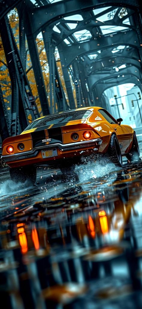 Cool Car Backgrounds, Truk Besar, Mustang Wallpaper, Android Wallpaper Art, Car Backgrounds, Cool Car Drawings, Car Artwork, Cool Car Pictures, Camaro Ss