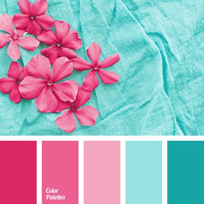 Turquoise Combinations Colour Palettes, Pink And Turquoise Aesthetic, Peach And Turquoise, Teal Color Palette, Turquoise Color Palette, Turquoise And Pink, Color Celeste, Pink Palette, Palette Ideas