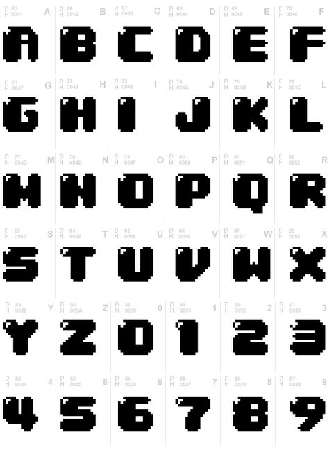 04b_30 Free Pixel Font Fonts Bubble, Fonts Graffiti, Video Game Font, Font Wallpaper, Letras Cool, Letters Tattoo, Font Love, Font Bubble, Game Font