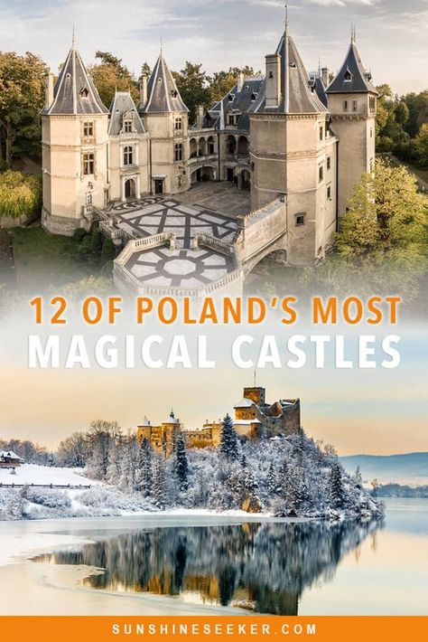 12 of the most beautiful fairytale castles in Poland you should add to your bucket list now #poland #castles #fairytale #bucketlist #travelinspo Poland Castles, Poland Trip, Poland Vacation, Malbork Castle, Travel Poland, Polish Heritage, Polish Traditions, Visit Poland, Haunted Castle