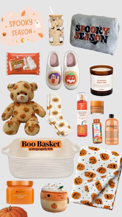 @inspogirly101 Cute halloween couples gift basket #boobasket #halloween #couples #gf #giftbasket #fallaesthetic #fall Boo Basket/ gift ideas for girlfriend/boyfriend #halloween basket Basket Gift Ideas For Girlfriend, Couples Gift Basket, Boo Basket Ideas For Girlfriend, Boo Basket Ideas For Best Friend, Fall Basket Ideas, Boyfriend Halloween, Basket Gift Ideas, Diy Halloween Gifts, Gift Ideas For Girlfriend