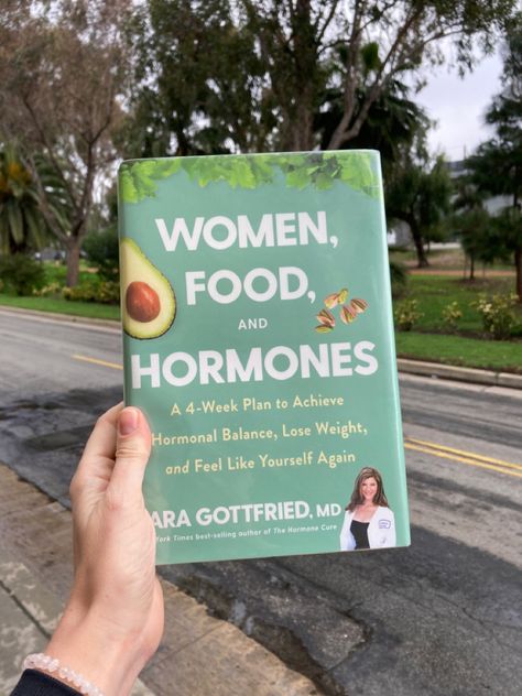 Holding up a hardcover copy of Dr. Sara Gottfried’s book titled Women, Food, and Hormones. January Aesthetics, Modified Keto, Intermittent Fasting For Women, Fasting For Women, 2024 Books, Books 2024, Summer Reads, Empowering Books, Library System