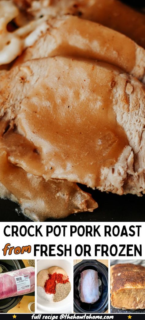 Pork Loin In Crock Pot Recipe, Best Pork Roast Crock Pot Recipes, Lean Pork Loin Boneless Roast Crock Pot, Crockpot Boneless Pork Roast, Crockpot Loin Pork Roast, Frozen Pork Roast Crock Pot Recipes, Easy Crock Pot Pork Roast, Pork Loin In Crock Pot Easy, Pork Loin Roast Crock Pot Recipes Crockpot