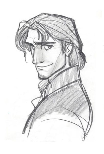 Glen Keane, رسم كاريكاتير, Disney Drawings Sketches, 얼굴 드로잉, 얼굴 그리기, Flynn Rider, Disney Art Drawings, Disney Concept Art, Disney Sketches