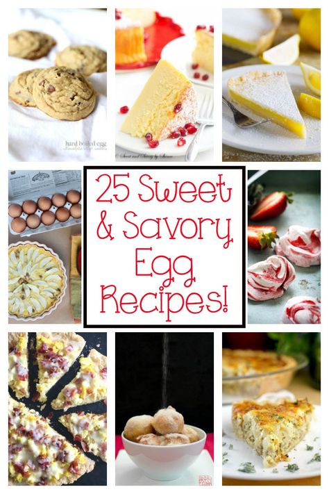 25 Sweet & Savory Egg Recipes Too Many Eggs, Butter Finger Dessert, Brownies Recipes, Cookies And Cups, Recipes Brownies, Sweet Savory Recipes, Recipe Cover, Recipes Cake, Dark Chocolate Cakes