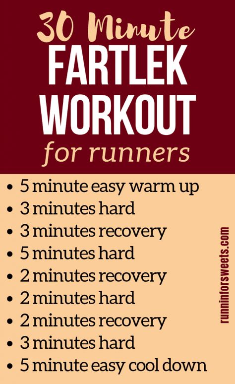 Running Workouts To Get Faster, Workouts To Get Faster, Fartlek Workout, Fartlek Training, Workout For Runners, Speed Workouts, Running Workout Plan, Workouts For Strength, Cross Training For Runners