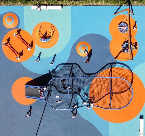 Floor Pattern Design, Playgrounds Architecture, Playground Landscaping, Urban Playground, Playground Flooring, Interactive Exhibition, Urban Landscape Design, Sport Park, Children Park