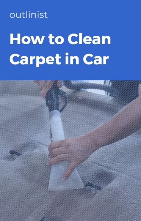 How to Clean Carpet in Car    Considering that the floor mats in vehicles get worn out with everyday use, one needs to know how to clean the carpets in a car.    Shoes bring in dirt and debris that can accumulate and damage the car's carpet. Cleaning Carpet Stains, Portable Carpet Cleaner, Car Carpet Cleaner, Clean Carpet, Clean Car Carpet, Carpet Cleaner Homemade, Cleaning Advice, Oil Based Stain, Car Carpet