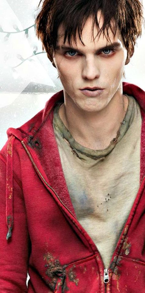 R from Warm Bodies R Warm Bodies, Nicholas Hoult Wallpaper, Men’s Zombie Makeup, Rob Zombie Halloween, Rob Zombie Devils Rejects, Warm Bodies Movie, Top Zombie Movies, Warm Bodies, Zombie Costume