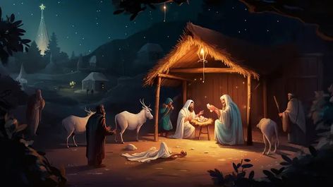 the birth of jesus story with picture,birth,jesus,bethlehem,christ,christmas,family,joseph,night,silhouette,star,crib,nativity,advent,baby,mary,story,christian,holy,stable,virgin Christmas Wallpaper Nativity, Nativity Film, Nativity Wallpaper, Christmas Jesus Wallpaper, Jesus Story, Animals Background, Jesus Background, Birth Pictures, Prayer Images