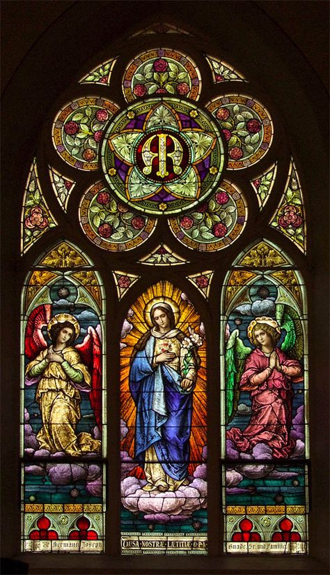 Chartres Cathedral Stained Glass Windows, Stained Glass Art Window Church, Catholic Stained Glass Art, Church Stained Glass Windows Aesthetic, Stained Glass Images, Church Glass Art, Stained Glass Art Church, Catholic Stained Glass Windows, Church Glass Windows