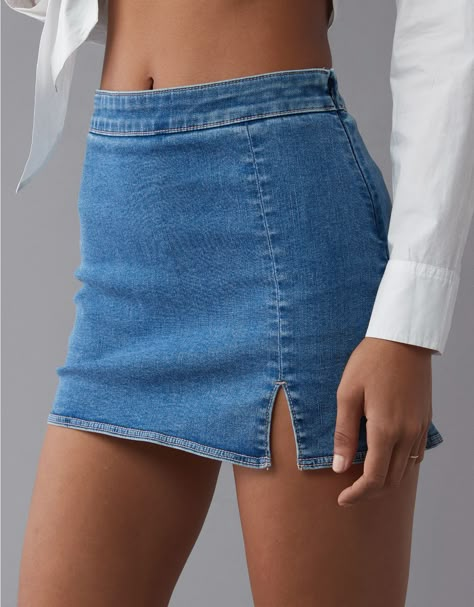 Jean Skort Outfit, Jean Skort, White Jeans Men, Denim Skort, Athletic Fit Jeans, Better Style, Coastal Cowgirl, Curvy Jeans, Cowgirl Outfits