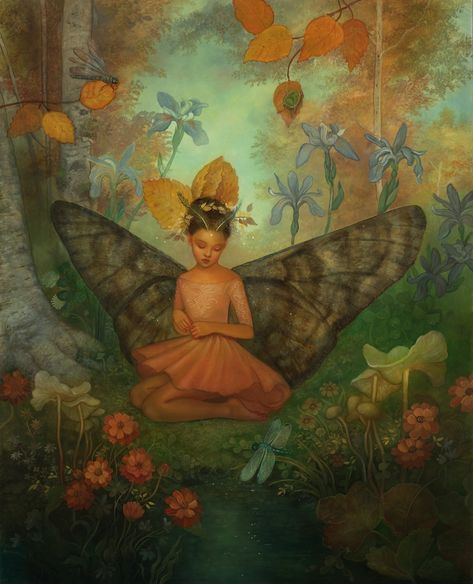 Annie Stegg, Faery Art, Fairy Paintings, Fairy Illustration, Elves And Fairies, Vintage Fairies, Fairy Magic, Fairytale Art, Fantasy Fairy