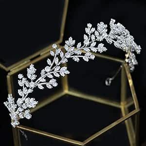 Jorsnovs Fashion Bridal Headpieces for Wedding Bride Hair Accessories Cubic Zirconia Headbands for Women CZ Birthday Gifts Crystal Bridal Headpiece, Wedding Bride Jewelry, Bridal Headwear, Bride Headband, Bride Headpiece, Headpiece Hairstyles, Bride Hair Accessories, Bride Accessories, Wedding Bridal Jewellery