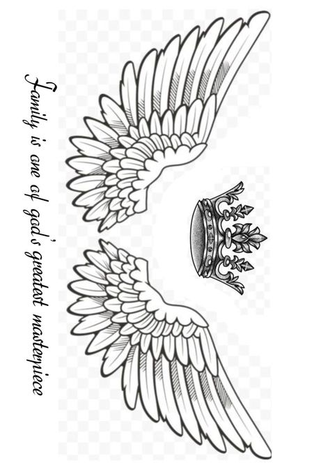 Wings Crown Tattoo, Back Eagle Tattoo, Eagle Wings Tattoo, Bird Of Prey Tattoo, Wing Neck Tattoo, Eagle Tattoo Design, Cross With Wings Tattoo, Eagle Wing Tattoos, Angle Tattoo