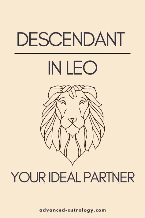 What does the descendant in Leo reveal about your ideal marriage and partner? Keep reading to learn what your descendant in Leo in the natal chart teaches you about yourself and other people! #astrology #leodescendant #birthchart #7thhouse #marriageastrology Leo Descendant, Leo Compatibility Chart, Leo Zodiac Compatibility, Leo Meaning, Leo Compatibility, Marriage Astrology, Natal Chart Astrology, Astrology Calendar, Astrology Leo