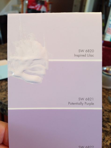 Sherwin Paint Colors, Light Lavender Paint, Lilac Wall Paint, Purple Paint Colors Bedroom, Lilac Paint Color, Lavender Paint Colors, Bedroom Paint Colors Sherwin Williams, Girls Bedroom Paint Colors, Light Purple Walls