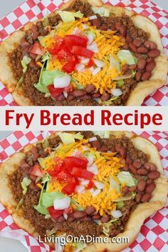 Navajo Fry Bread Recipe, Easy Fry Bread Recipe, Navajo Fry Bread, Fry Bread Recipe, Fried Bread Recipe, Indian Tacos, Resepi Roti, Recetas Salvadorenas, Yummy Fries