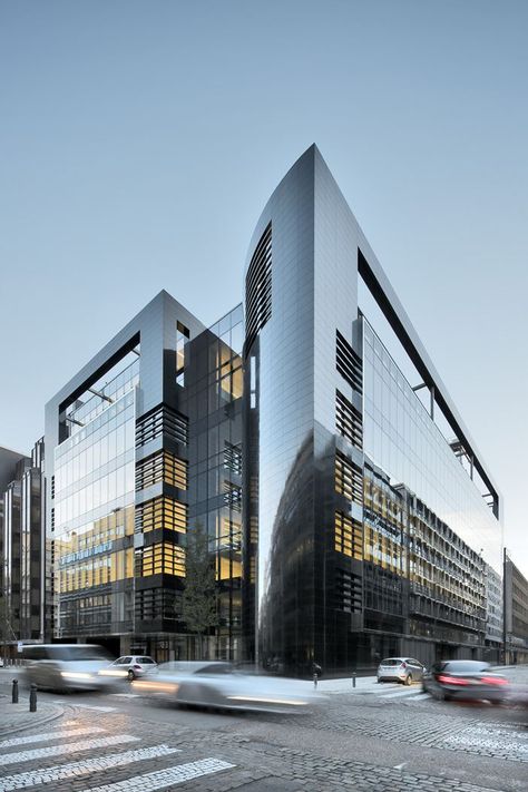 Black Pearl Office Building - Picture gallery #architecture #interiordesign #glass Cars, Architecture, Sound Design, Start Up Business, Office Building, Tech Design, Black Pearl, Skyscraper, Building