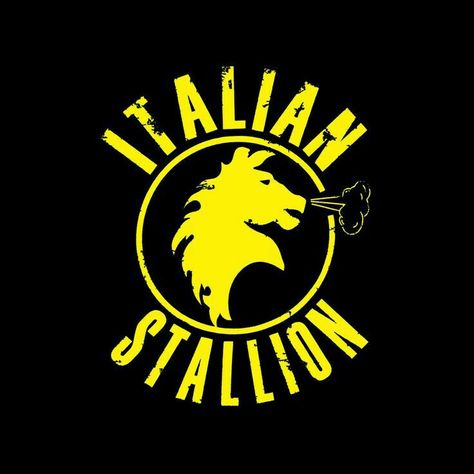 Italian Stallion, Apple Pen, Pride Rock, Tshirt Printing Design, Rocky Balboa, Anime Tees, Movie Prints, Ferrari Logo, Cool Wallpapers Art