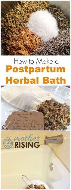 A postpartum herbal bath is a relaxing way to heal, soothe and restore oneself after the challenges of childbirth. Follow this recipe to make a herbal bath, padsicles or a postpartum herbal peri bottle. Herb Bath, Peri Bottle, Postpartum Doula, Birth Doula, Herbal Bath, Natural Pregnancy, After Birth, Post Partum, Postpartum Care