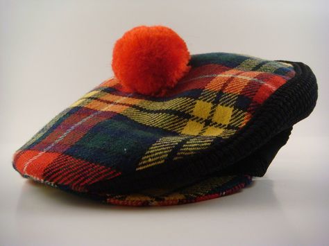 tartan hat Tartan Hat, Sewing Corner, Plaid Accessories, Scottish Fashion, Hand Painted Wallpaper, Scottish Clans, Victoria Bc, Love Hat, Berets