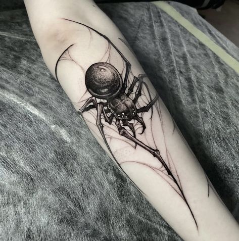 Satanic Tattoos, Web Tattoo, Bug Tattoo, Sick Tattoo, Wicked Tattoos, Inspiration Tattoos, Spider Tattoo, Creepy Tattoos, Gothic Tattoo