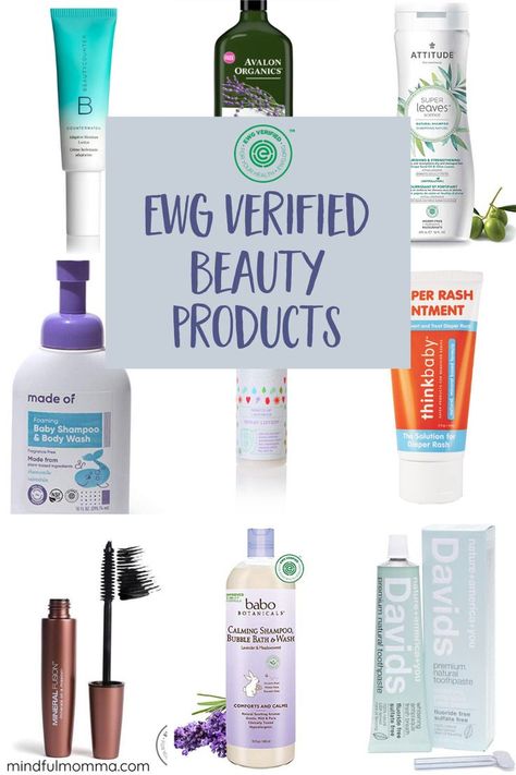 Learn about the EWG Verified certification for non-toxic personal care and beauty products - including baby products, shampoo, lotions, toothpaste, makeup and more. | #EWG #nontoxic #beauty #baby #skincare Nontoxic Swaps, Homemade Makeup Remover, Living Naturally, Nontoxic Beauty, Nontoxic Skincare, Babo Botanicals, Beauty Bath, Non Toxic Makeup, Toxic Skincare