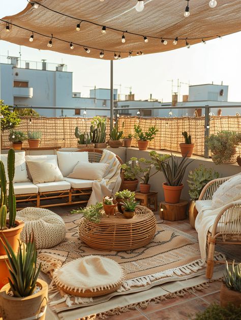 Cute Terrace Ideas, Small Roof Terrace Ideas, Back Terrace Ideas, Roofless Balcony Ideas, Roof Decoration Ideas Rooftop, Roof Top Garden Ideas Terrace Design, Simple Terrace Garden Ideas, Roof Ideas Design, Roof Garden Design Rooftop Terrace