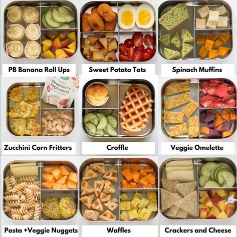 Min Kwon • Baby and Toddler Recipes | Here are some easy and balanced preschool lunch ideas! What I learned from early on in my lunchbox packing journey is to don’t overthink… | Instagram Preschool Lunch Ideas, Preschool Lunch Box, Daycare Meals, Toddler Lunch Box, Lunch Packing, Preschool Lunch, Not Hungry, Toddler Recipes, Healthy Lunch Snacks