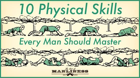 The 10 Physical Skills Every Man Should Master | The Art of Manliness Survival Tips, Emergency Preparedness, Self Defence Training, Survivor Quotes, Art Of Manliness, Survival Techniques, Prepper Survival, Healthy Ideas, Survival Prepping