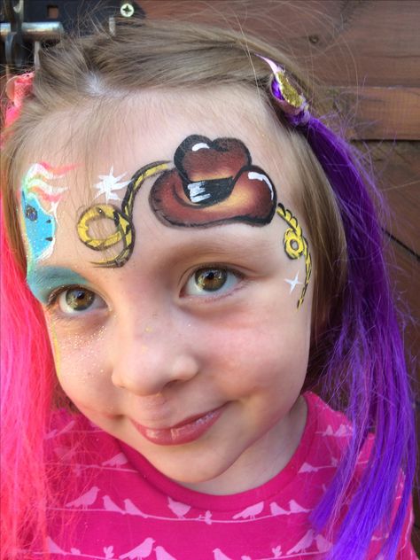 Country Face Paint, Country Fest, Face Paint Ideas, Fair Face, Face Painting Stencils, Horses Theme, Country Fair, Face Painting Designs, Kids Makeup