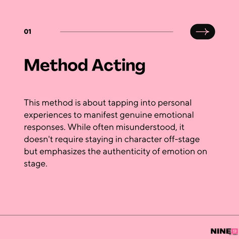 Find your method to the madness of acting in our breakdown of the top techniques used in the industry 🙌 #actingtechniques #actingtips