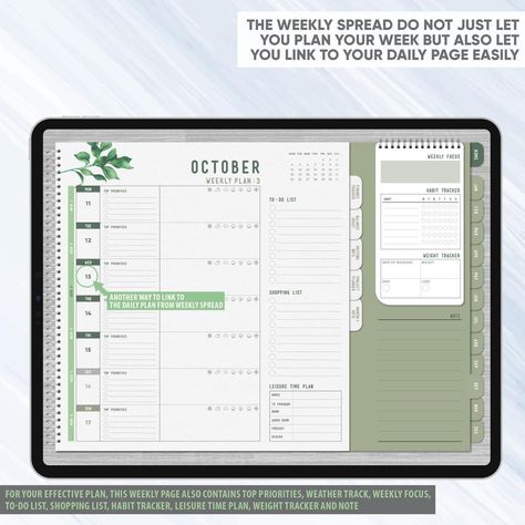 Weekly Layout blogplanner #muslimplanner #notabilityplanner. Goodnotes Ideas, Ipad Organization, Planner Monthly Layout, Financial Tracker, Planner Weekly Layout, Landscape Planner, Planner System, Horizontal Planner, Ipad Organizer