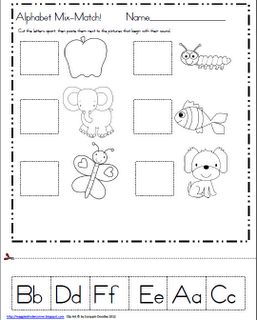 Maggie's Kinder Corner: Need more letter sound activities?? Here is my Alphabet Mix-Match Freebie! Writing Classroom, Letter Sound Activities, Kindergarten Language Arts, Kindergarten Ela, Abc Activities, Kindergarten Fun, Preschool Literacy, Folder Games, Alphabet Preschool