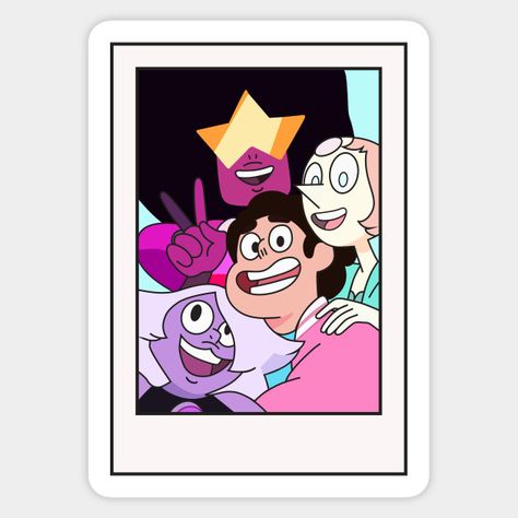 Steven Universe Poster, Steven Universe The Movie, Steven Universe Stickers, Crystal Gems Steven Universe, Gems Art, Steven Universe Fanart, Space Rock, Sticker Collection, Journal Stickers