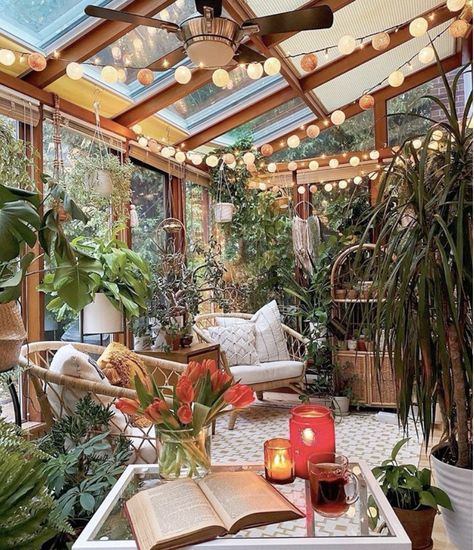 Sunroom Designs, Backyard Greenhouse, Patio Inspiration, Deck Decorating Ideas, Deck Decorating Ideas On A Budget, Have Inspiration, Room With Plants, Deck Decorating, Dream House Decor