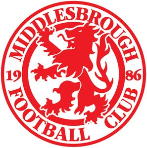 Logo Young, Bryan Robson, Football Club Logo, Middlesbrough Fc, British Football, Fc Logo, Soccer Logo, Club Logo, Vector Pop