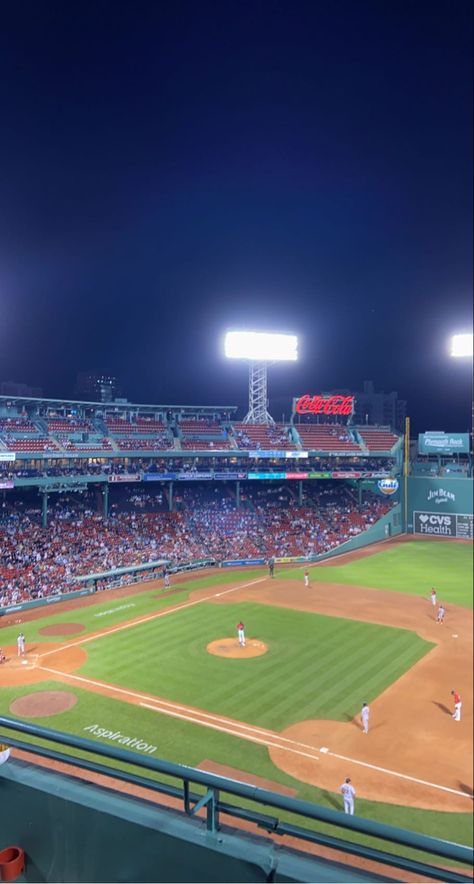 Fenway Park Aesthetic, Softball Aesthetic, Park Aesthetic, Baseball Park, Boston Mass, Fenway Park, Red Sox, Softball, House Decor